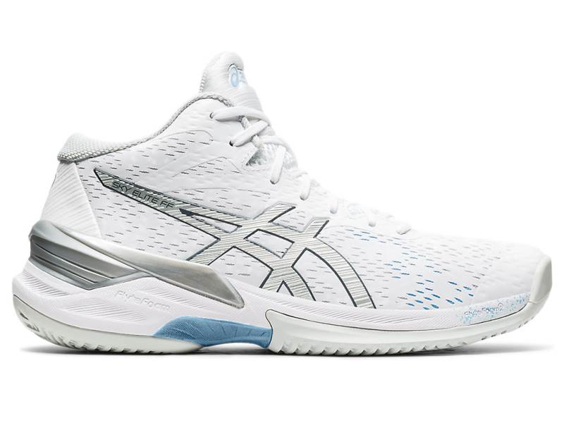 Sapatos De Voleibol Asics SKY ELITE FF MT Mulher Branco, 8889A771.622